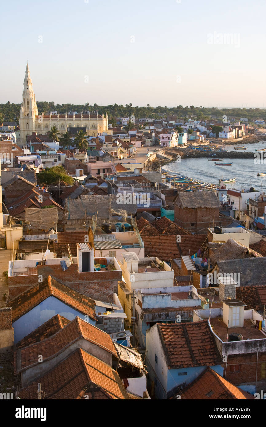 Morgen in Kanyakumari Südindien Stockfoto