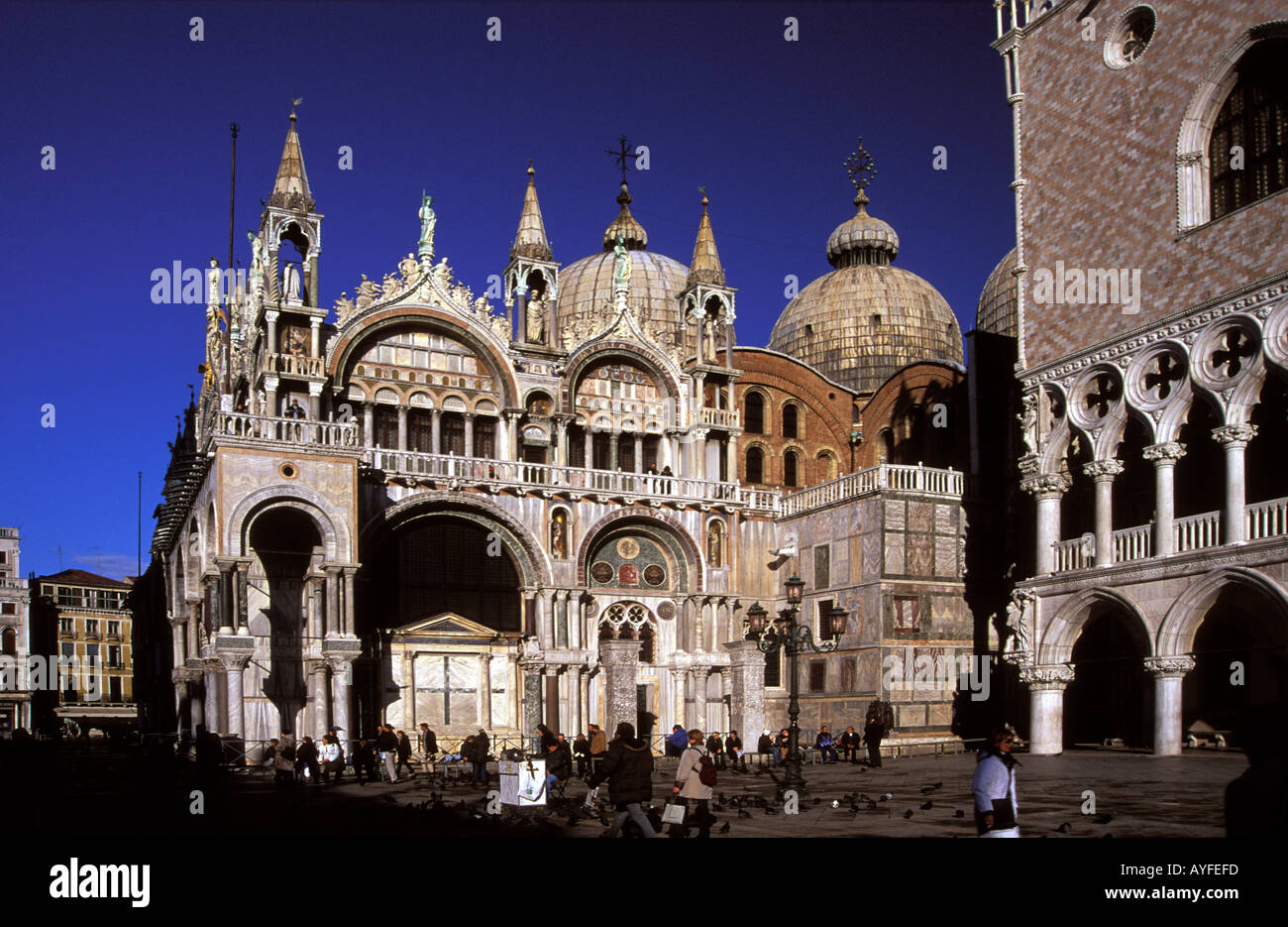 Basilika San Marco, Venedig, Italien. Stockfoto