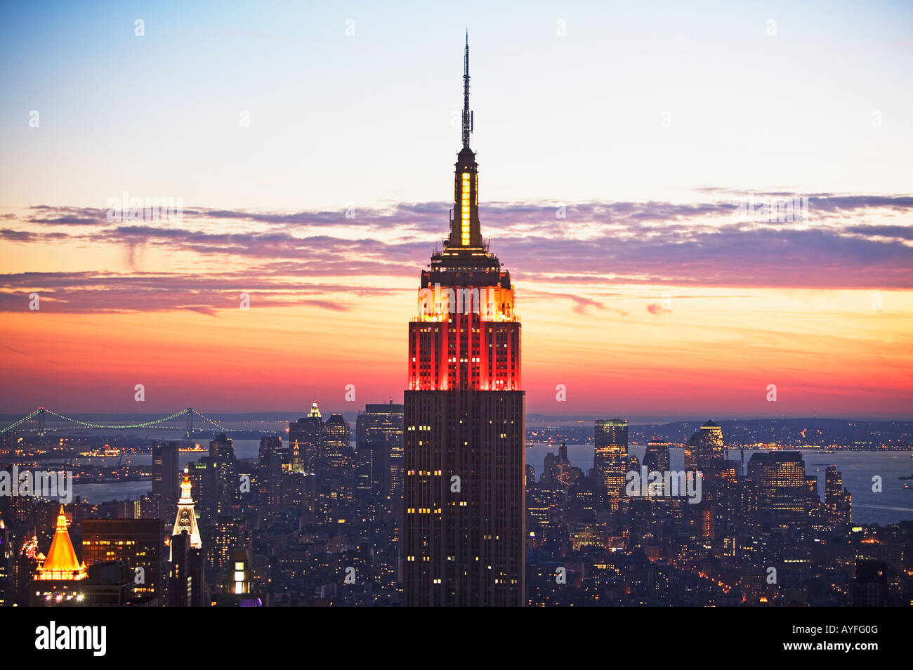 Empire State Building, New York City Stockfoto