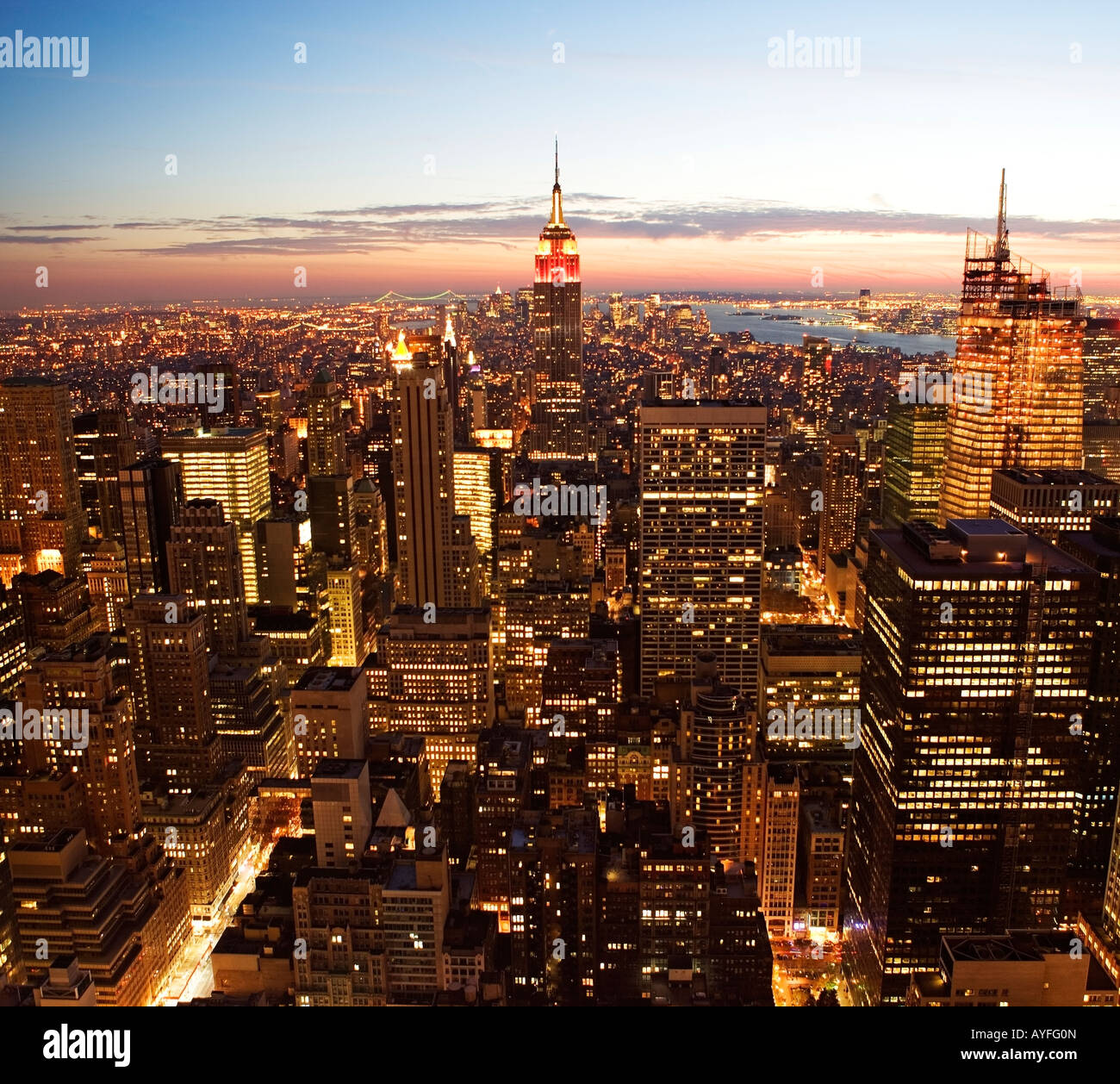 Empire State Building, New York City Stockfoto