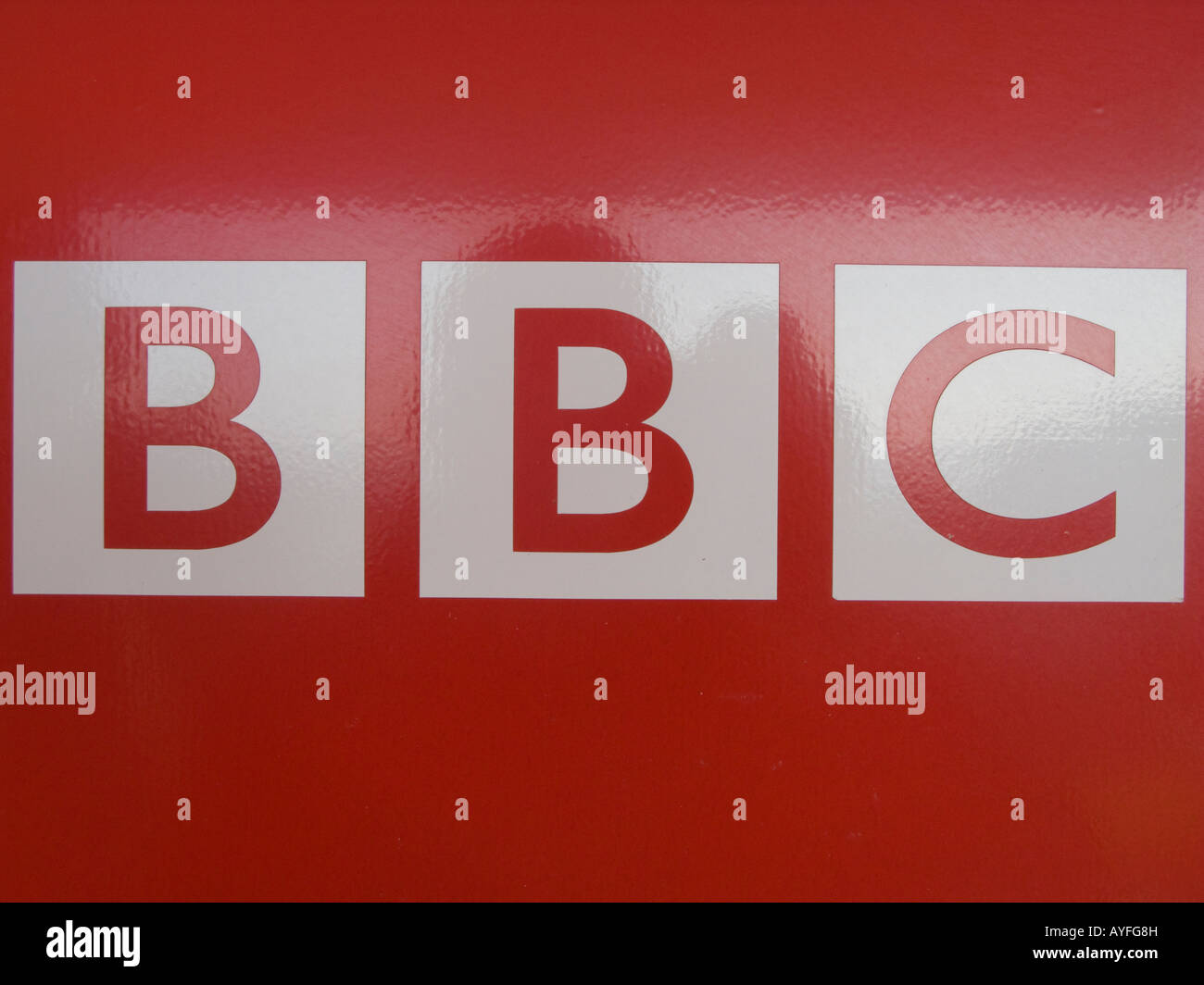 BBC Logo branding Stockfoto