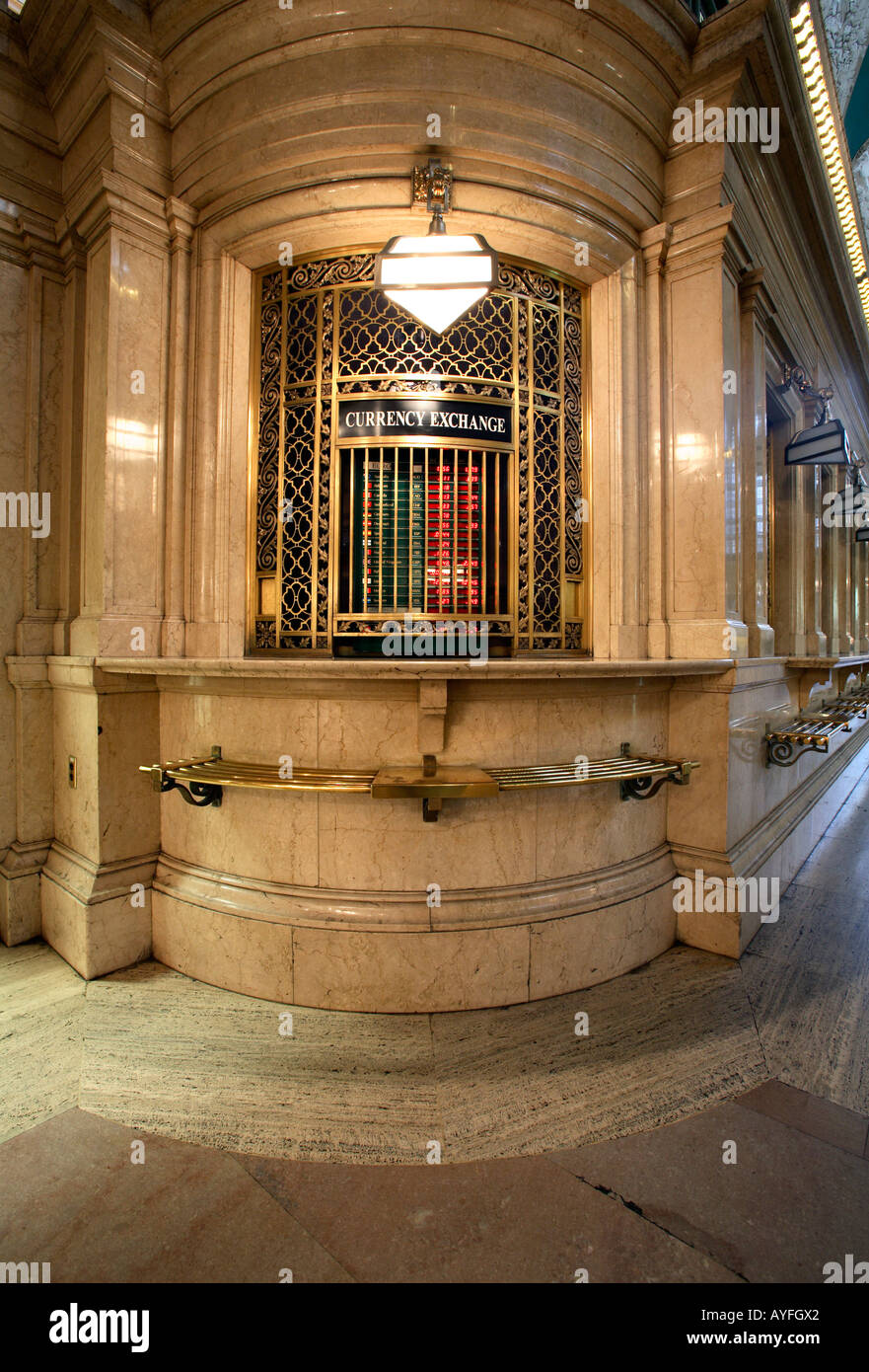 Wechselkurse bei Grand Central Station, New York City Stockfoto