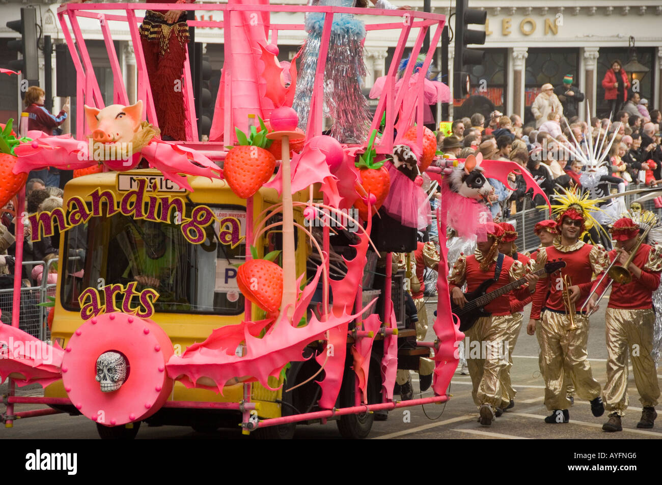 die Prozession auf der Lord Bürgermeister Show in der City of London, November 2006 Stockfoto