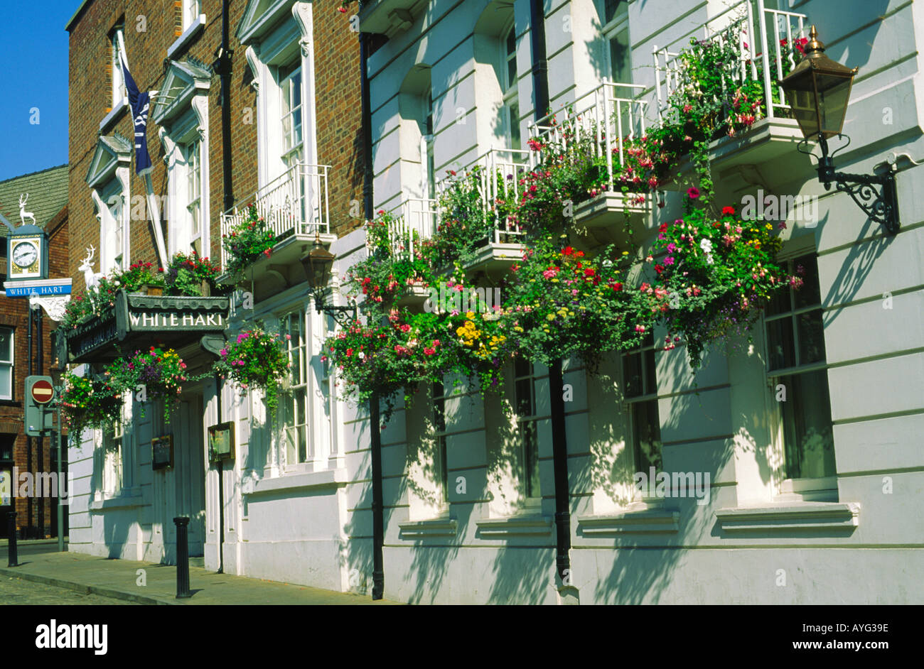 White Hart Hotel Lincoln Lincolnshire England Stockfoto