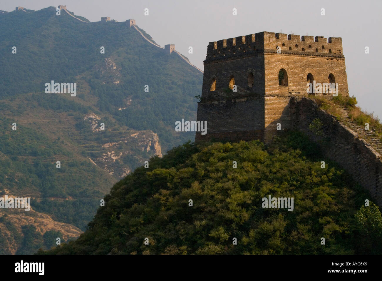 Chinesische Mauer bei Simatai Stockfoto