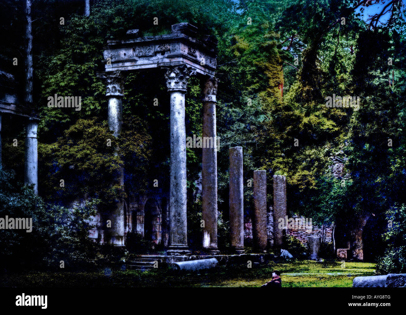 Ruinen von Windsor in nativem Wasser London England UK Stockfoto