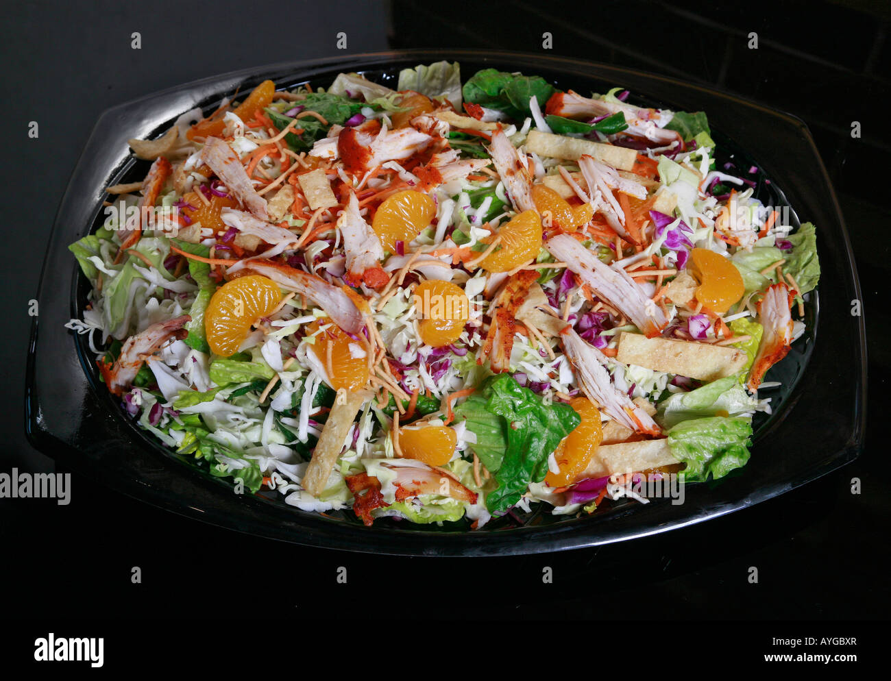 Mittagessen-Abendessen-Salatschüssel Stockfoto