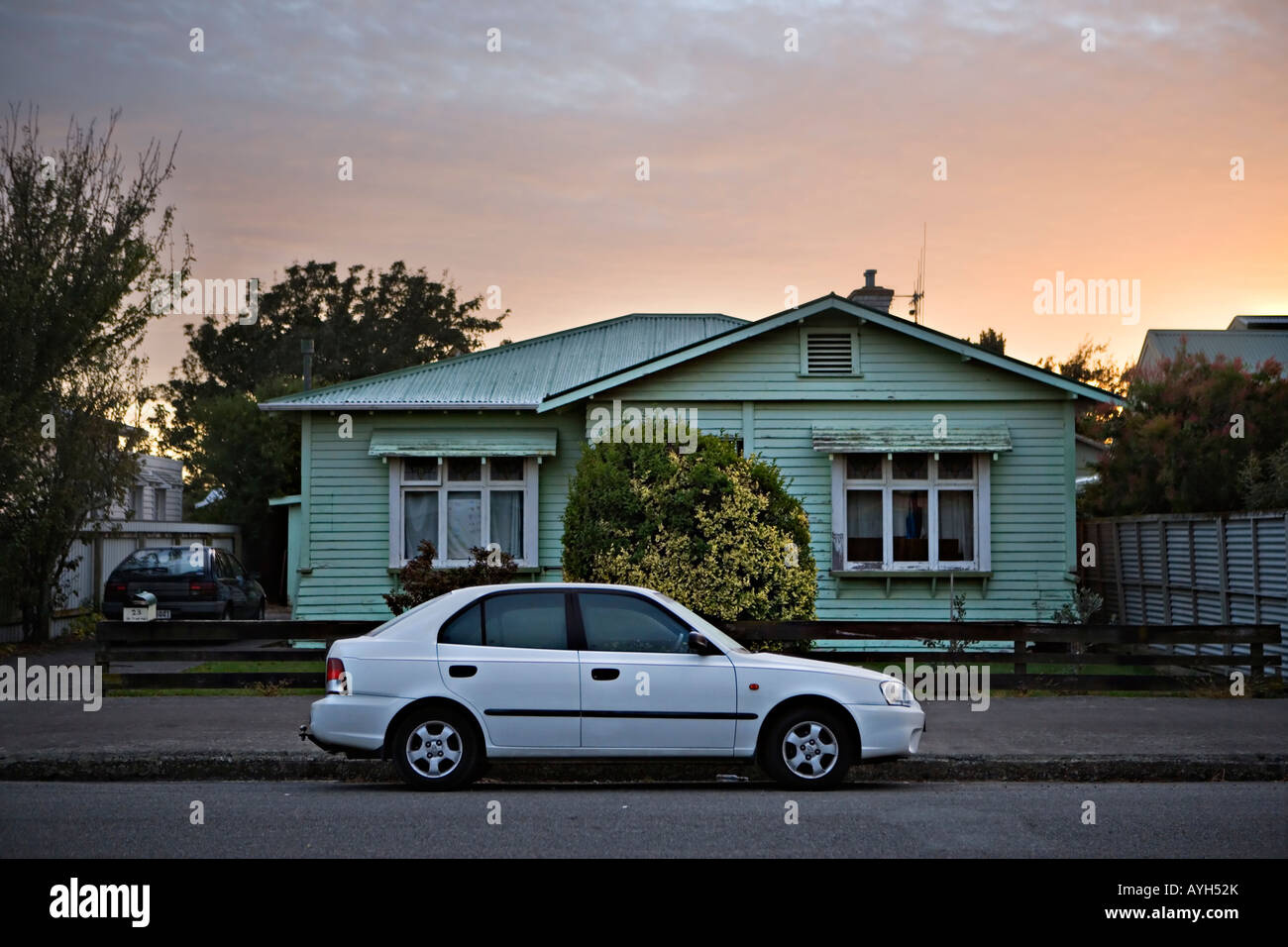 Haus Palmerston North New Zealand Stockfoto