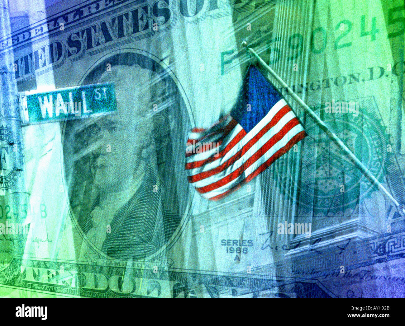 Wall Street Stockfoto