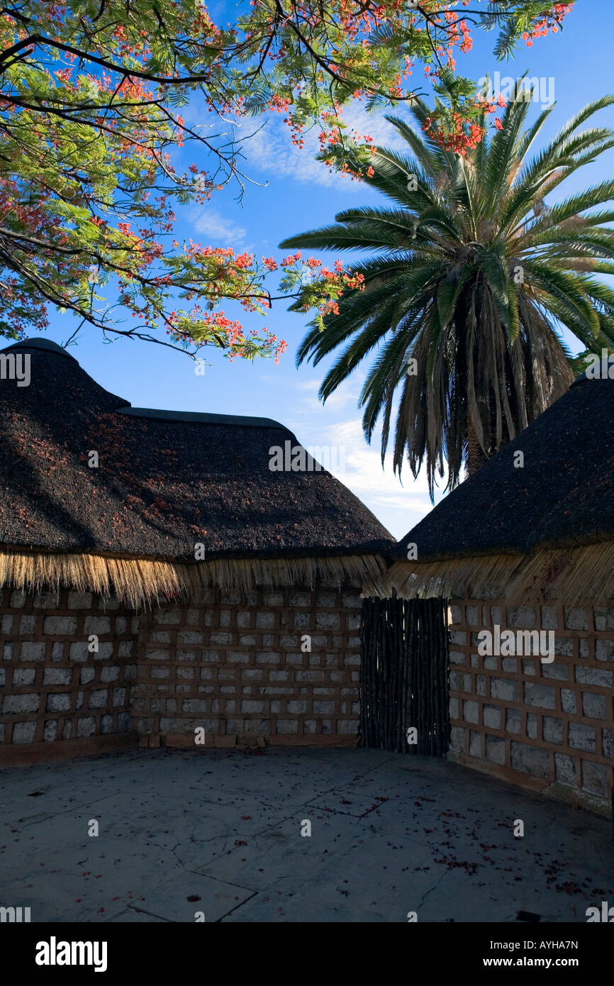 Wunderschön verwalteten Onguma Bush Camp, Namibia Stockfoto