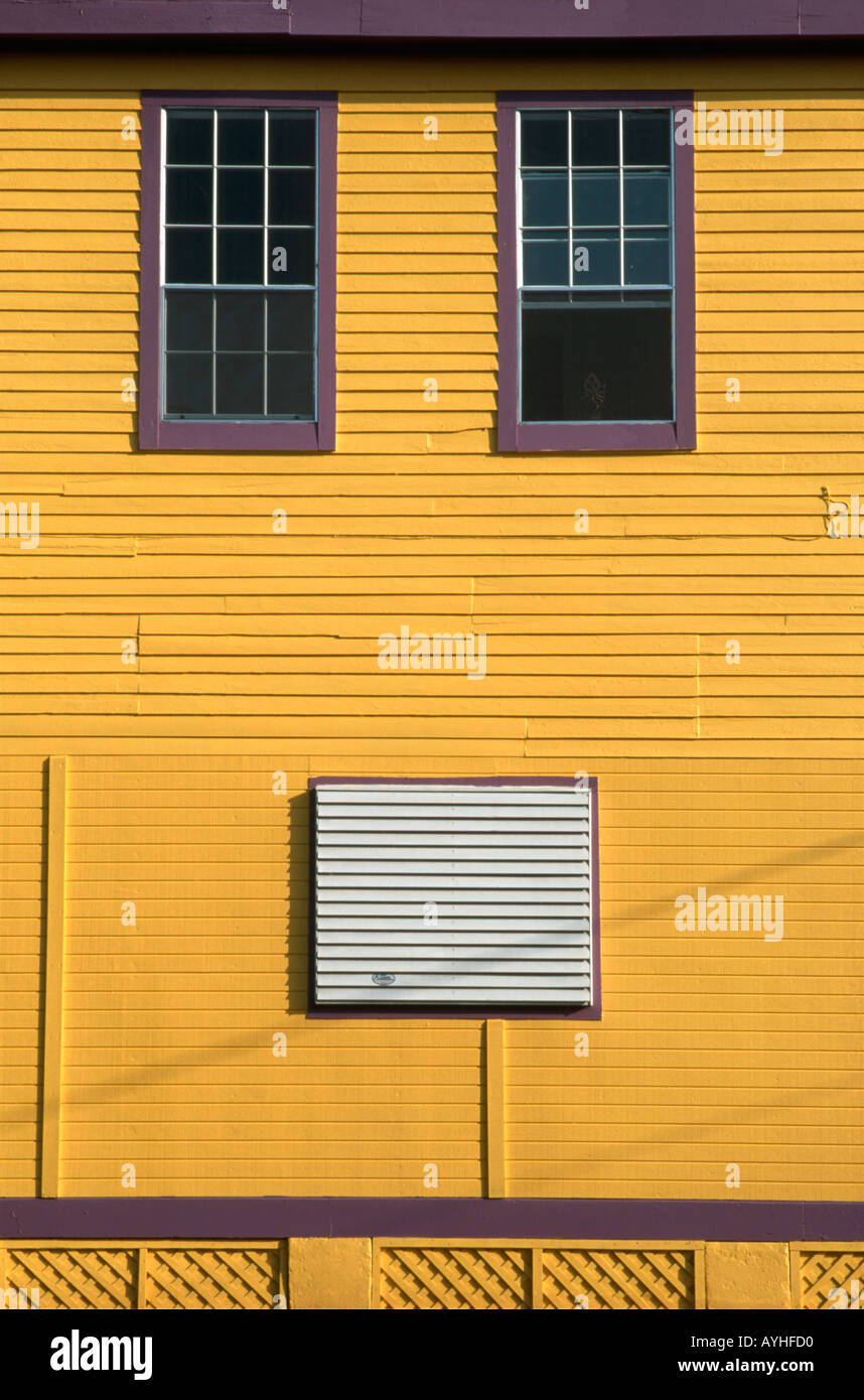 Gelbe Haus Galveston Texas USA Stockfoto