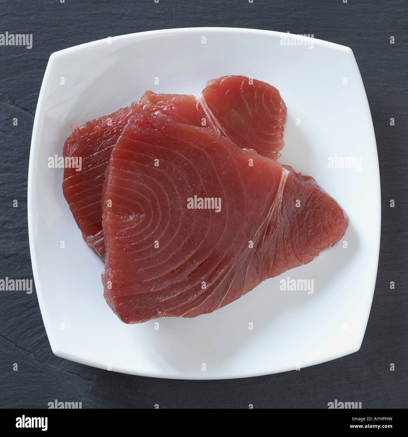 Thunfisch-steaks Stockfoto