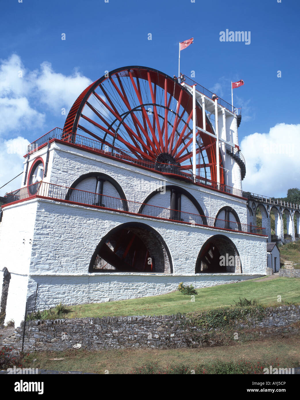 Lady Isabella Wheel, Laxey, Isle Of Man Stockfoto