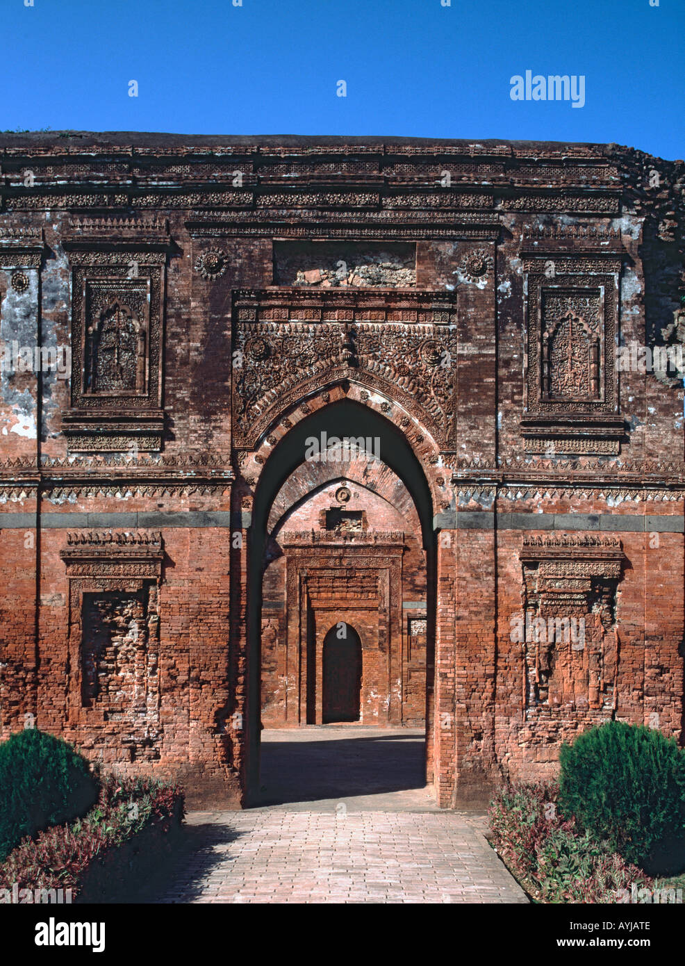 Tantipara Moschee, Gaur, Westbengalen, Indien Stockfoto