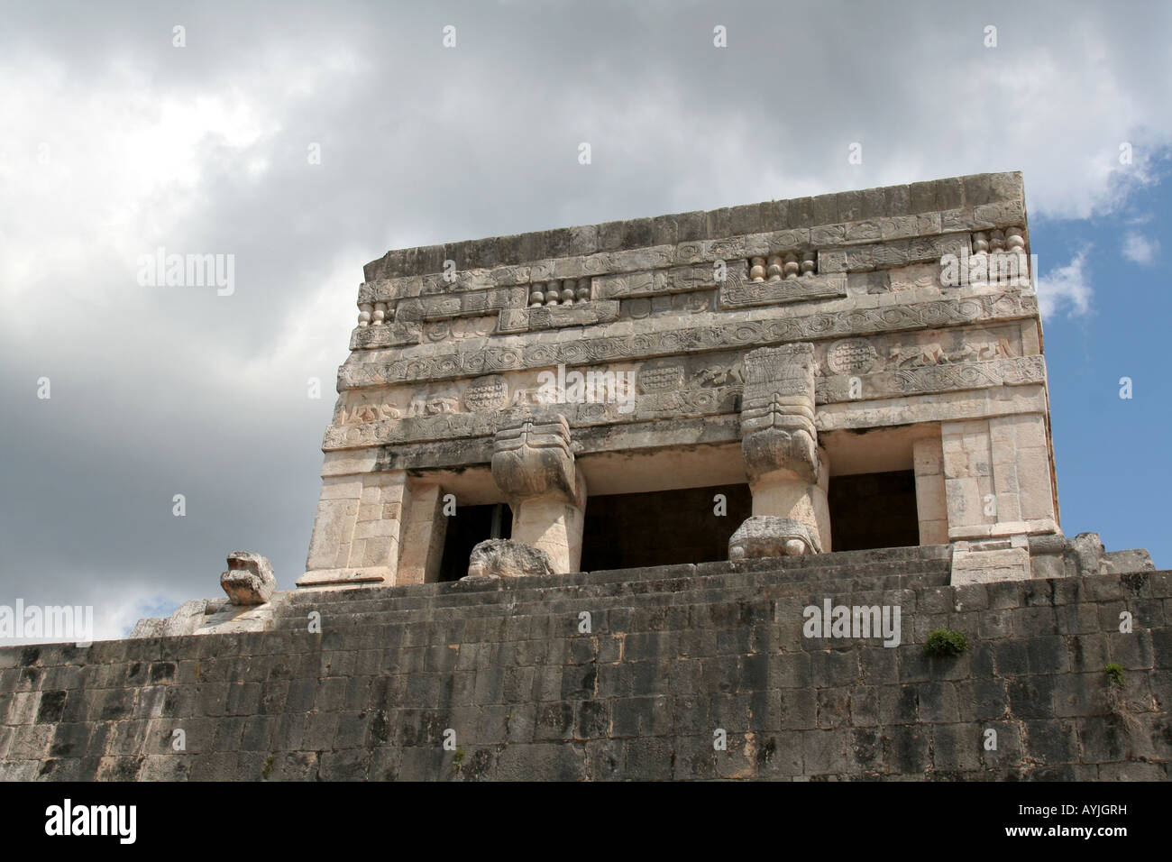 Der Jaguar-Tempel Stockfoto