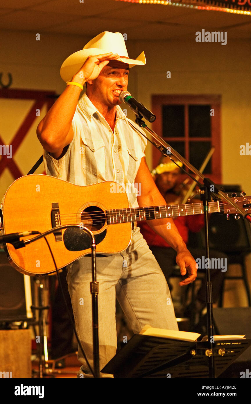 Country-Musiker auf dem Corydon Jamboree in Corydon Indiana Stockfoto