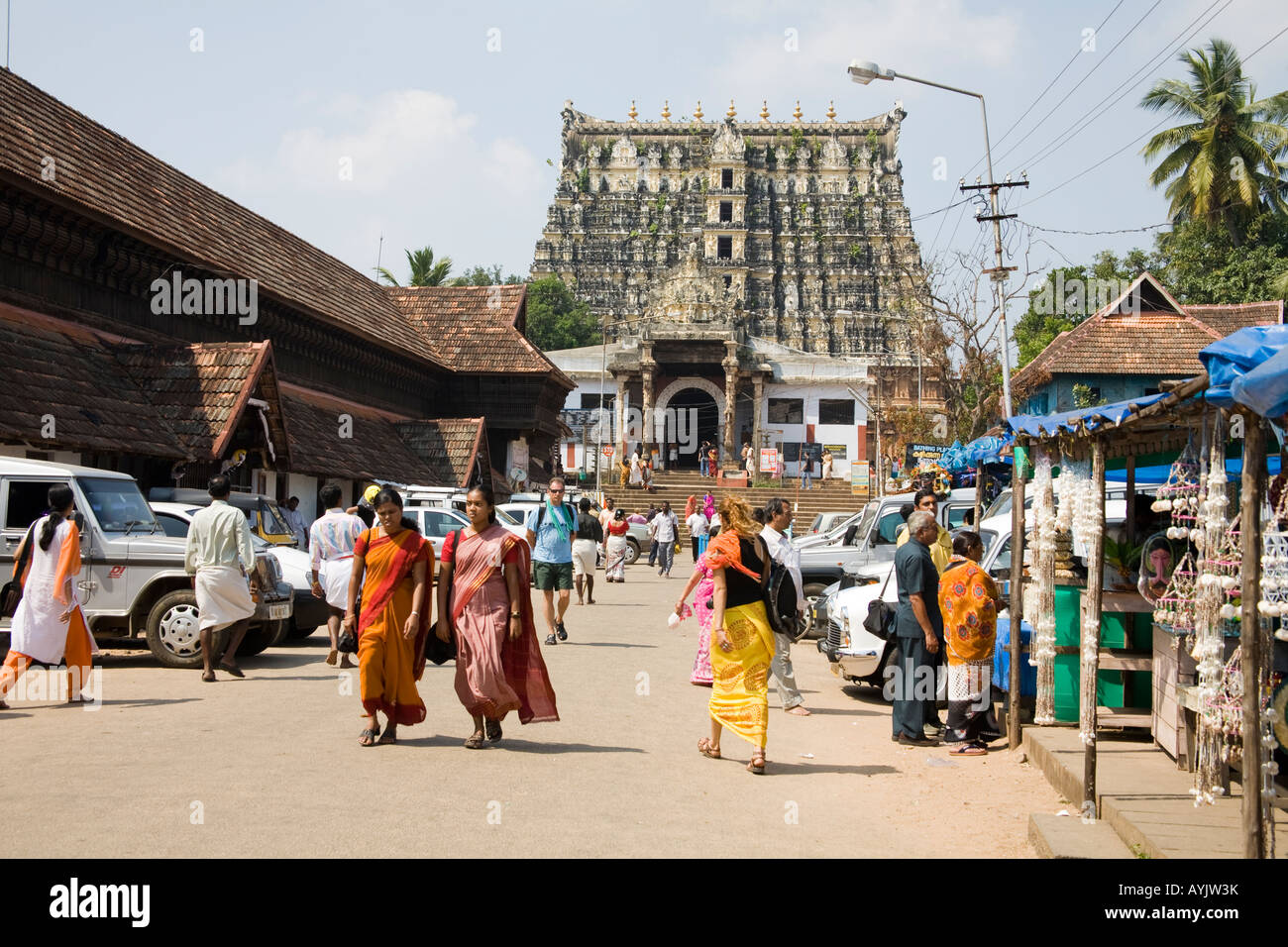 Sree Padmanabhaswamy Tempel, Trivandrum, Kerala, Indien Stockfoto
