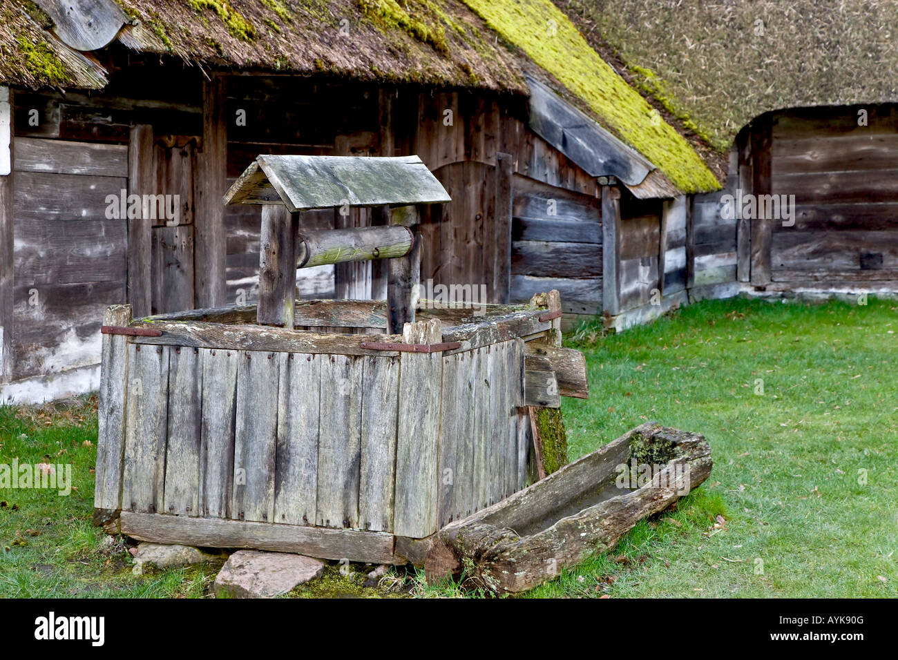 Alten Heilquelle Stockfoto