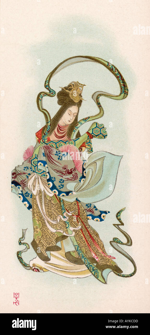 Benzaiten oder Benten Stockfoto