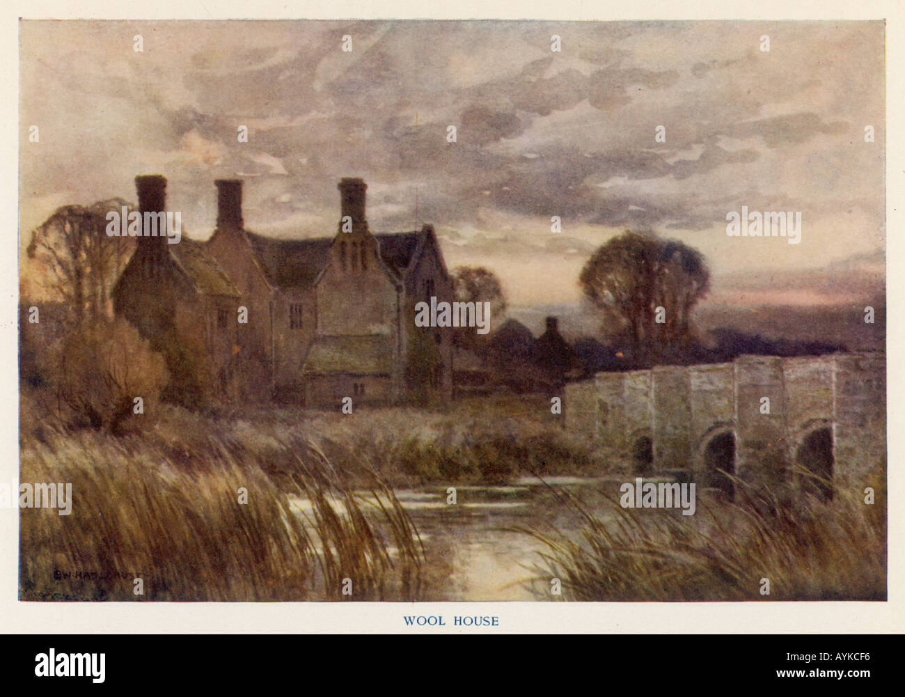 Wessex Wolle Herrenhaus Stockfoto