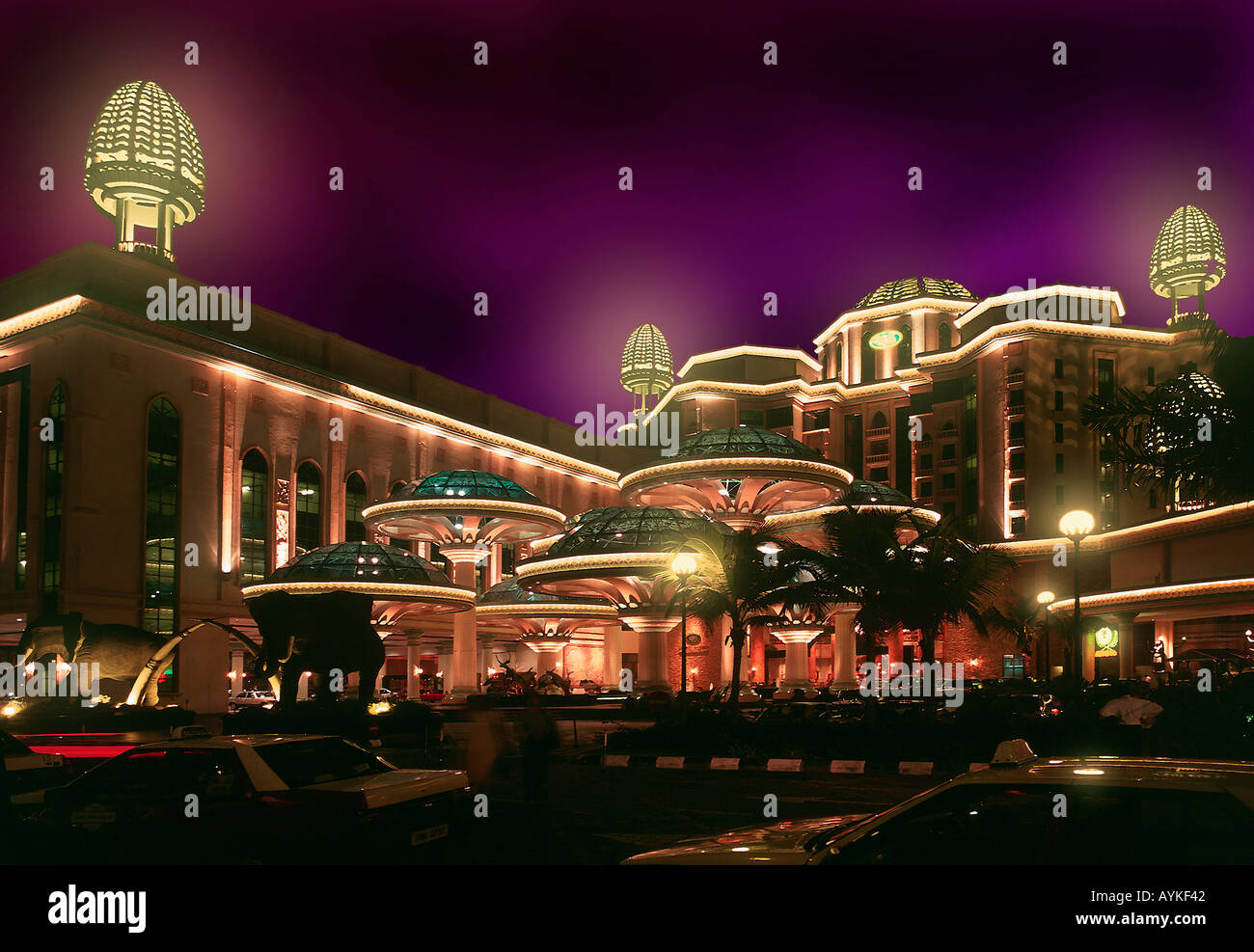 Sunway Lagoon Hotel Malaysia Filterwirkung leuchtende highlights Stockfoto
