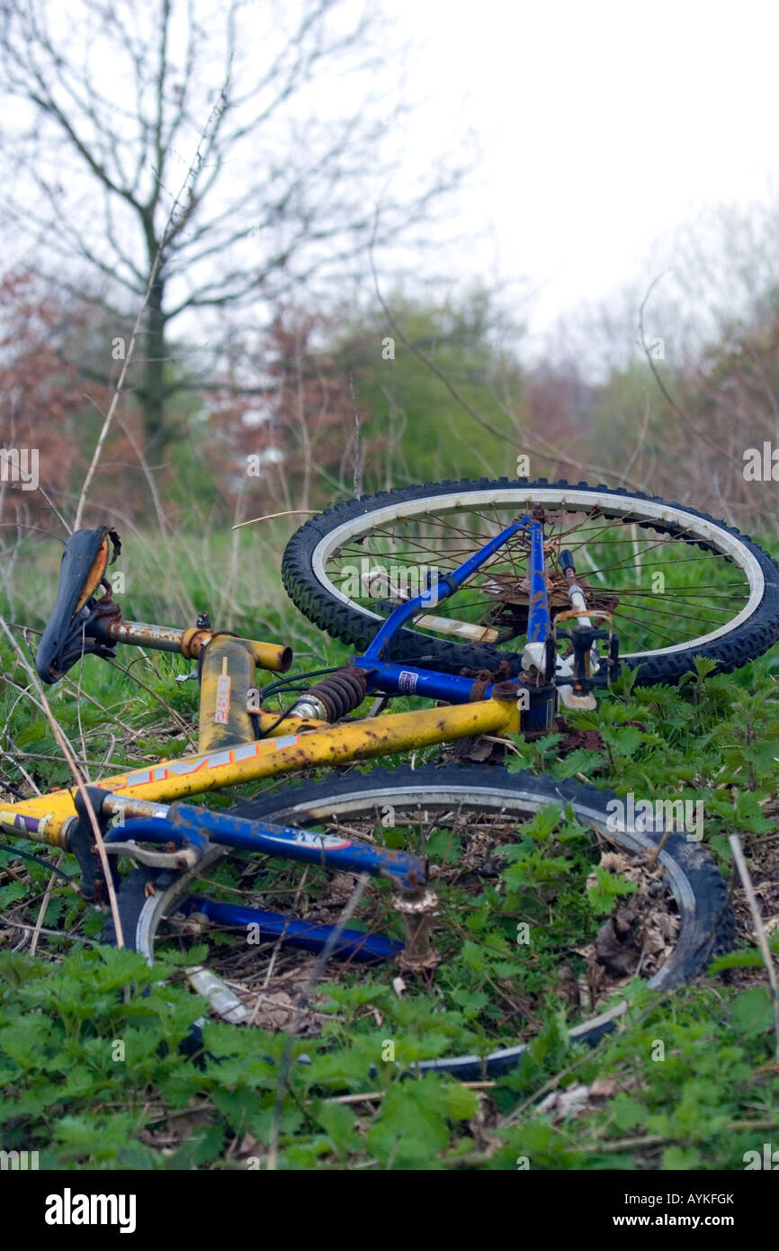 Alten Singletrail Stockfoto