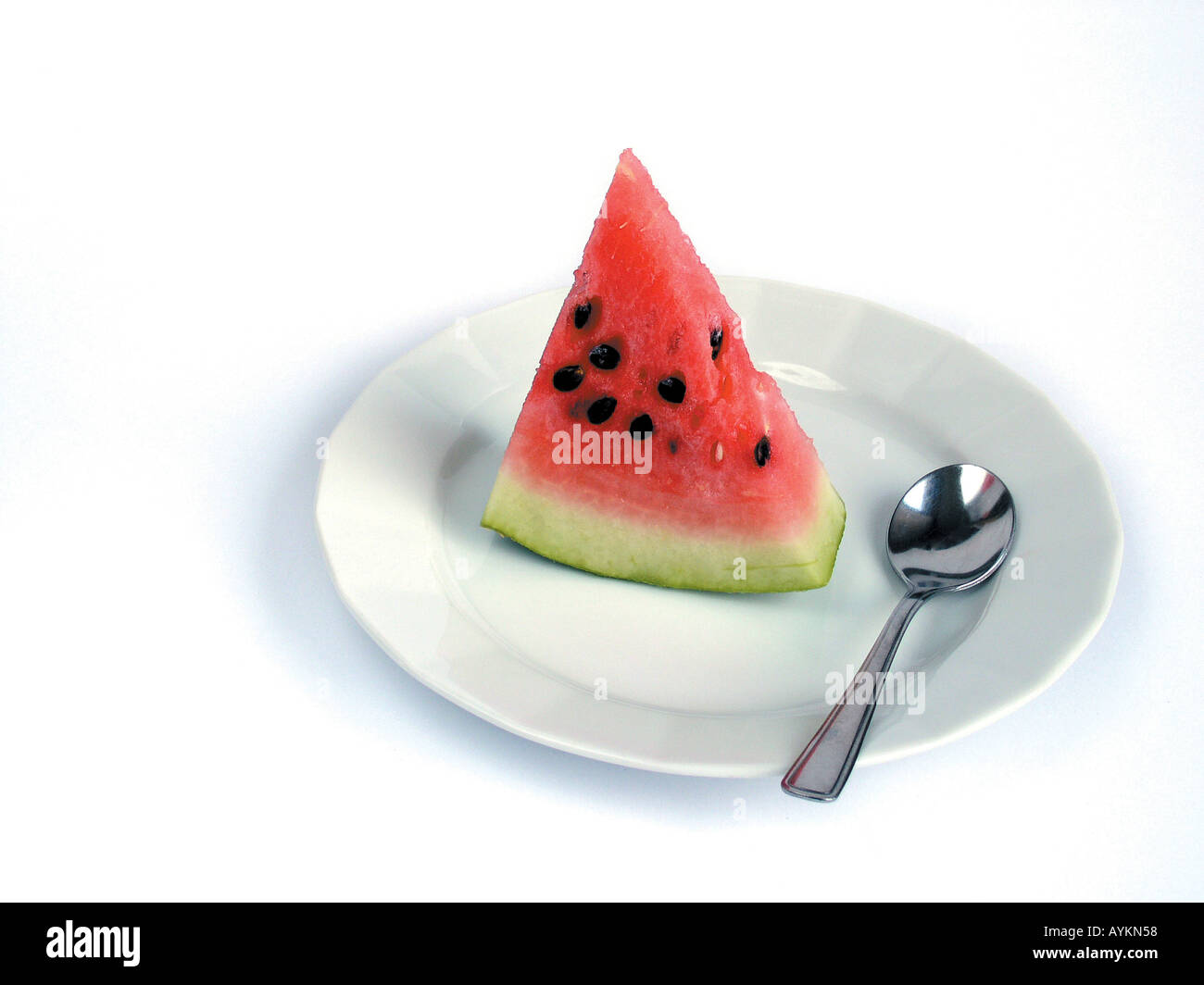 Wassermelone als Zwischenmahlzeit Stockfoto