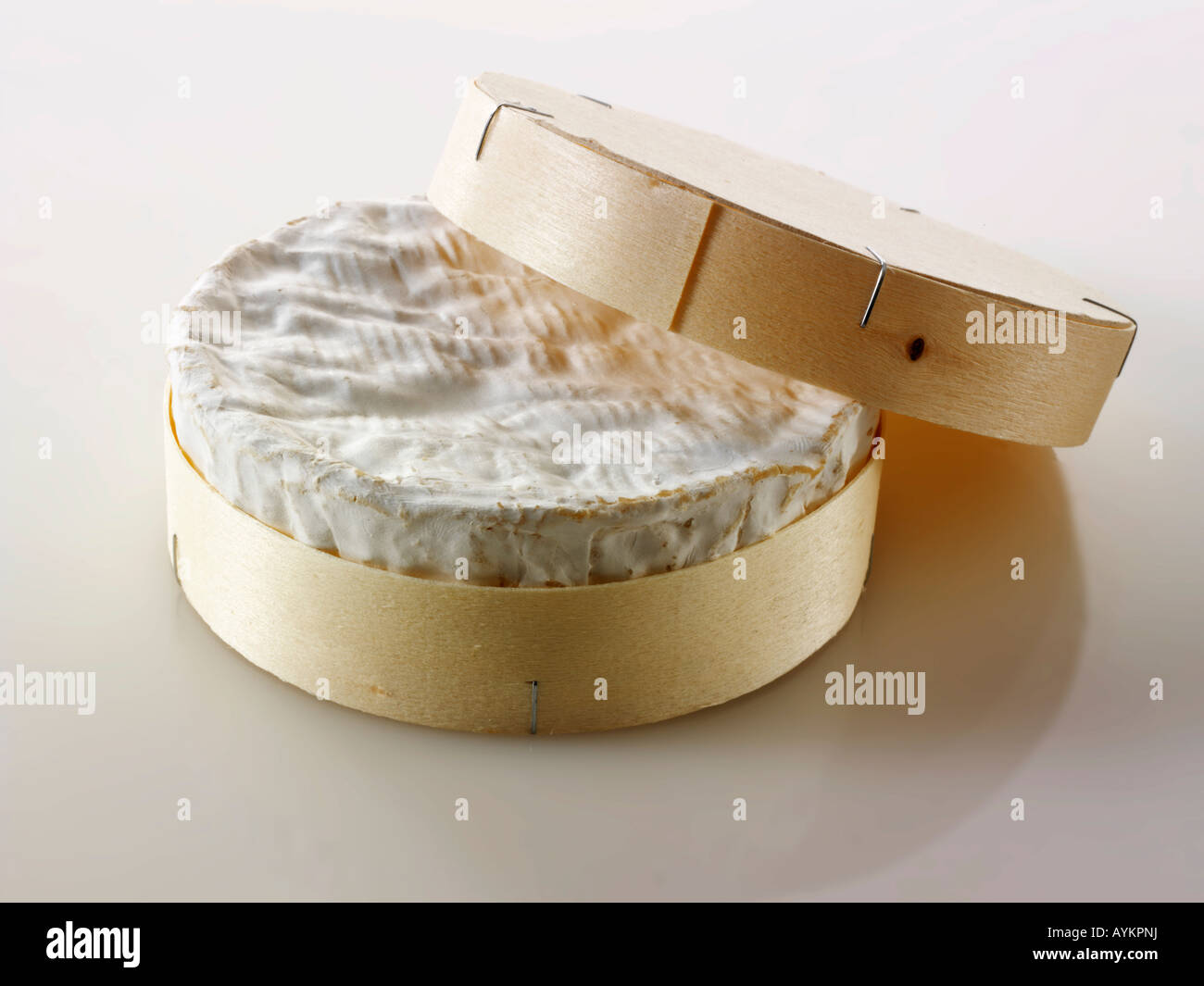 Französische regionale Käsesorten - Camembert Stockfoto