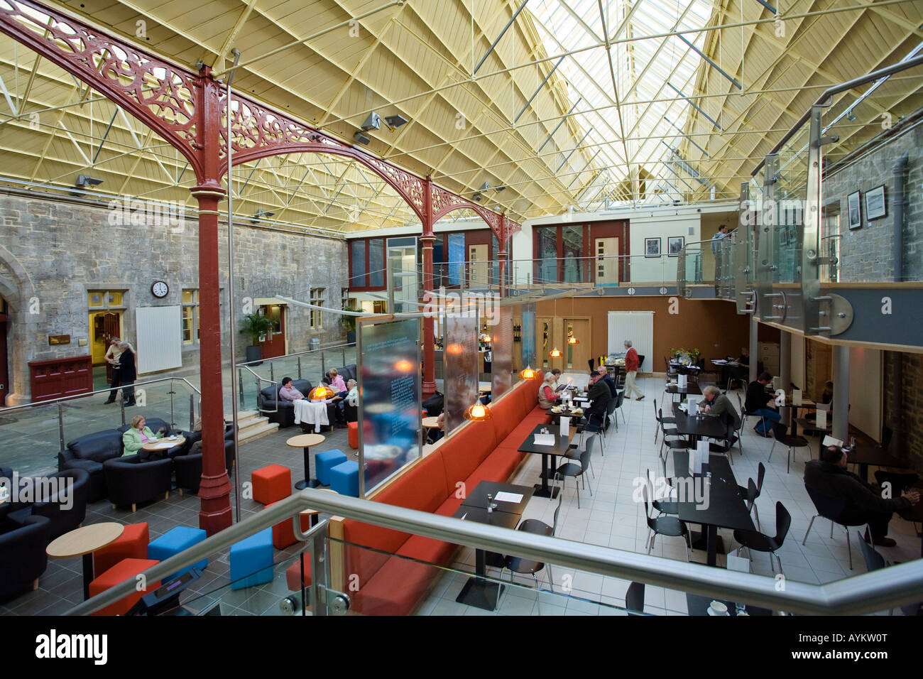 Der Bahnhof Zentrum Richmond North Yorkshire England Stockfoto