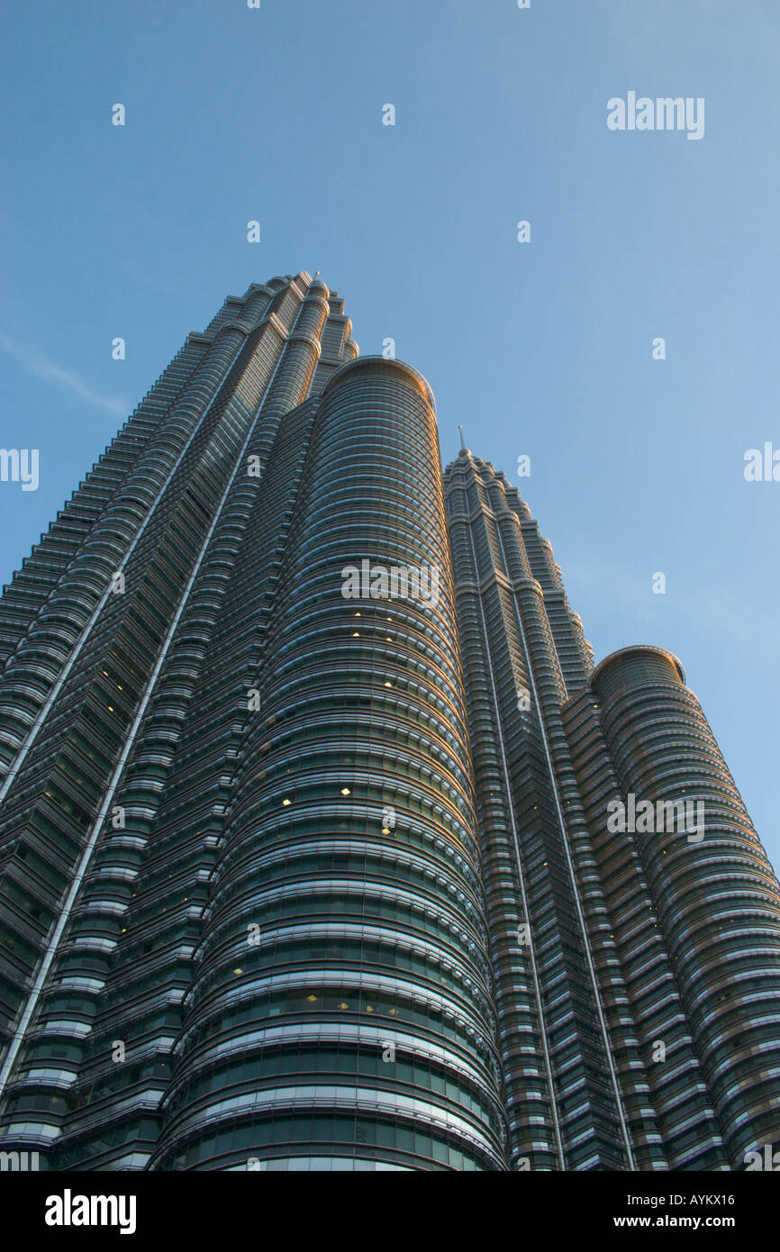 Petronas Zwillingstürme das höchste Gebäude in malaysia Stockfoto