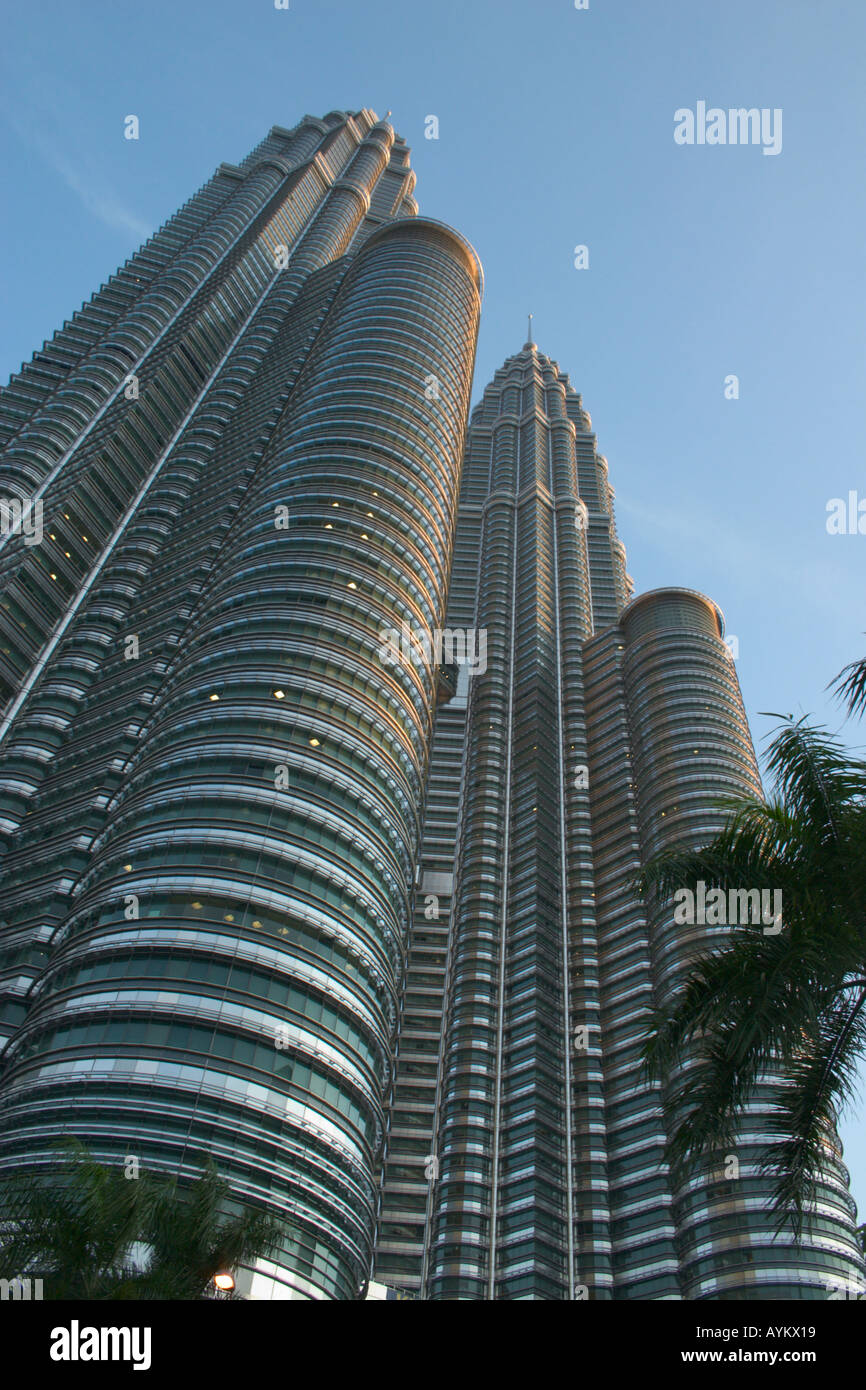 Petronas twin Towers berühmten Wolkenkratzer Stockfoto
