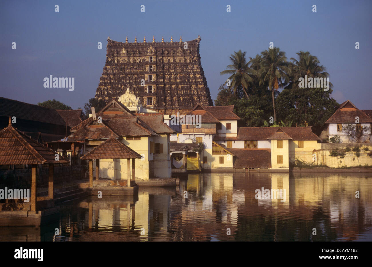 Sri Padmanabhaswamy Tempel Trivandrum Kerala Indien Stockfoto