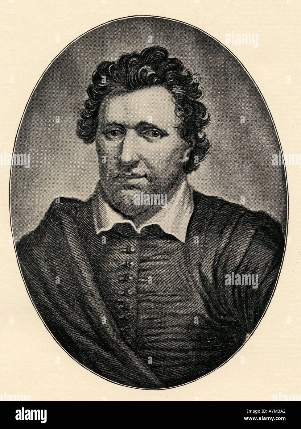 Ben Jonson, aka Benjamin Johnson, 1572 - 1637. Englische Dramatiker, Dichter, Schauspieler, und Literaturkritiker, Stockfoto