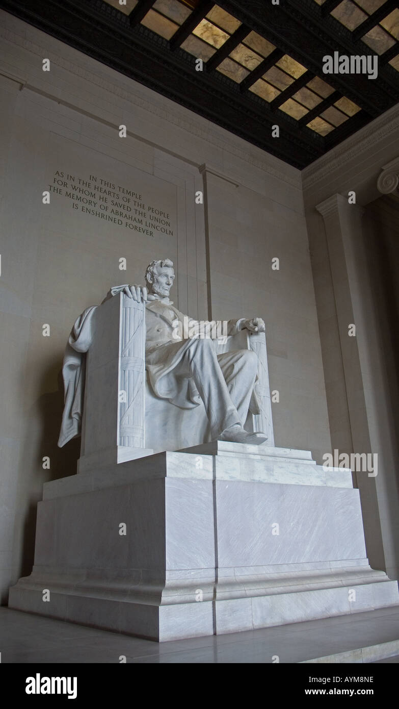 Lincoln Memorial, Washington DC USA Stockfoto