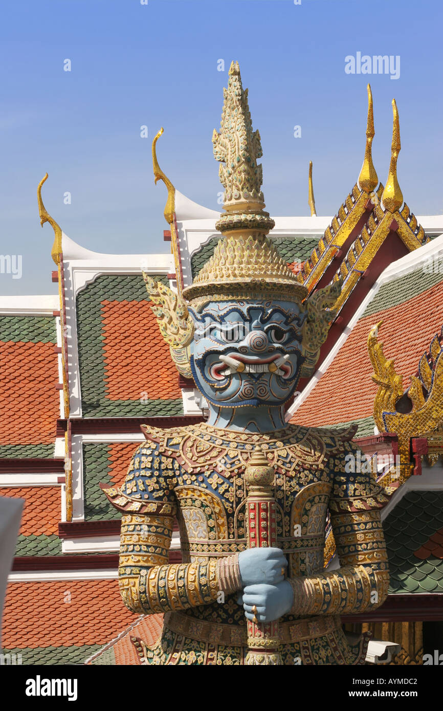 Wächter Affe Drache im Grand Palace in Bangkok Stockfoto