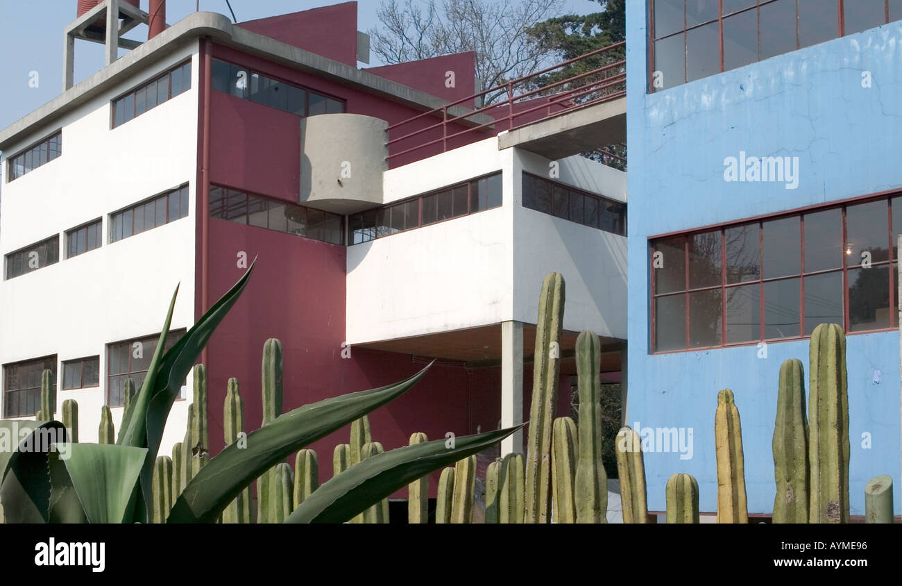 Museo Casa Estudio Diego Rivera y Frida Kahlo Diego Rivera und Frida Kahlo Studio Museum Mexiko-Stadt Stockfoto