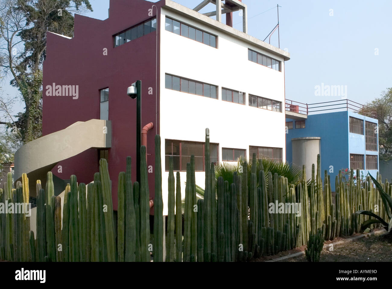 Museo Casa Estudio Diego Rivera y Frida Kahlo Diego Rivera und Frida Kahlo Studio Museum Mexiko-Stadt Stockfoto