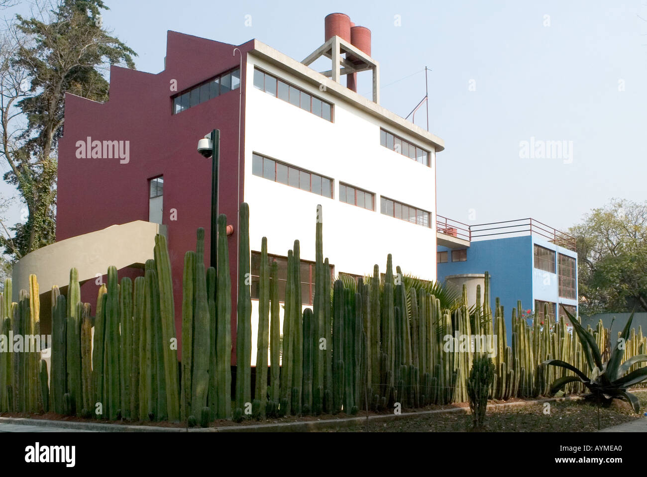 Museo Casa Estudio Diego Rivera y Frida Kahlo Diego Rivera und Frida Kahlo Studio Museum Mexiko-Stadt Stockfoto