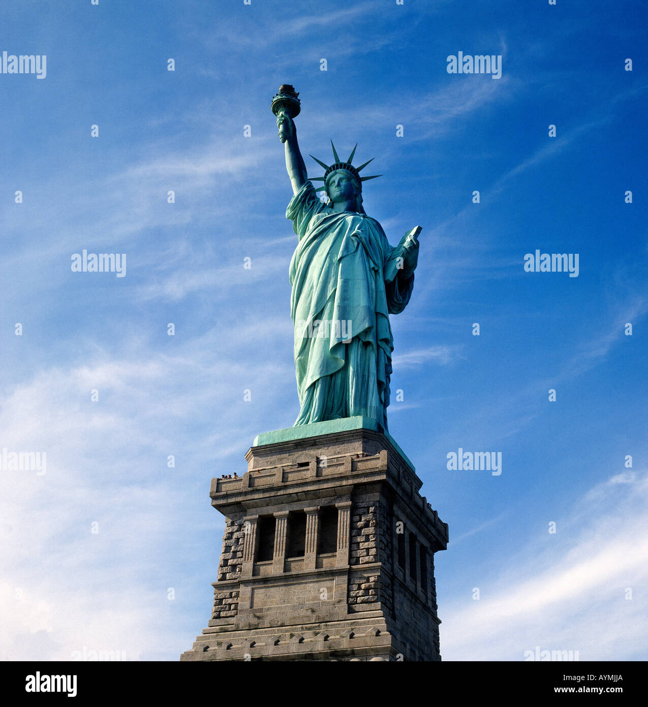 Die Freiheitsstatue in New York USA Stockfoto