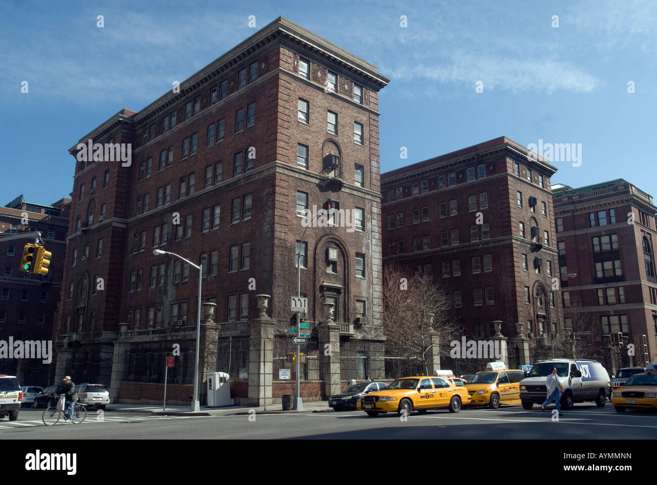 Der ehemaligen psychiatrischen Abteilung des Bellevue Hospital an der First Avenue in New York Stockfoto