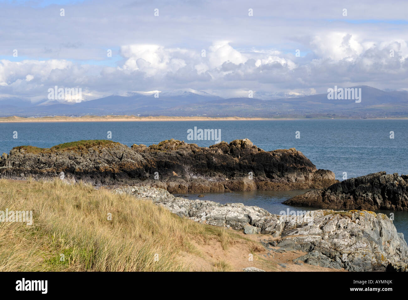 Llanddwyn Insel Ynys Llanddwyn Anglesey Ynys Mon Nord Wales Cymru UK Stockfoto