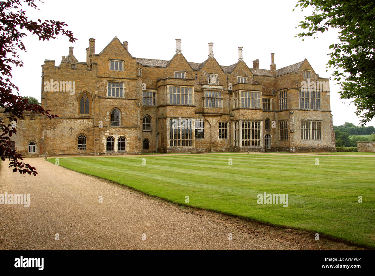 UK Oxfordshire Broughton Burg Stockfoto