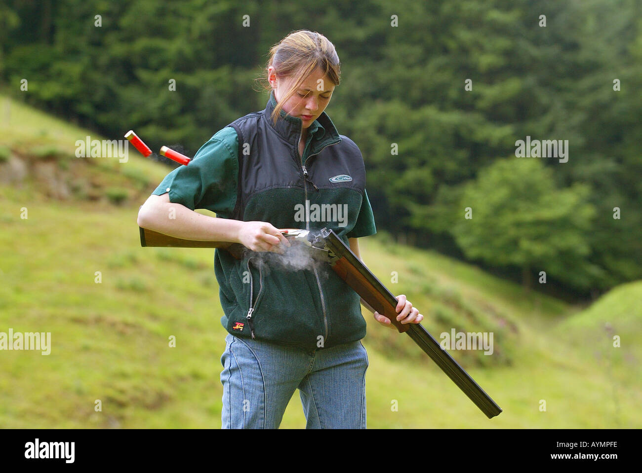 15 Jahre alte Sarah Jane Turner, ein Wildhüter werden will * redaktionelle Nutzung nur * Stockfoto