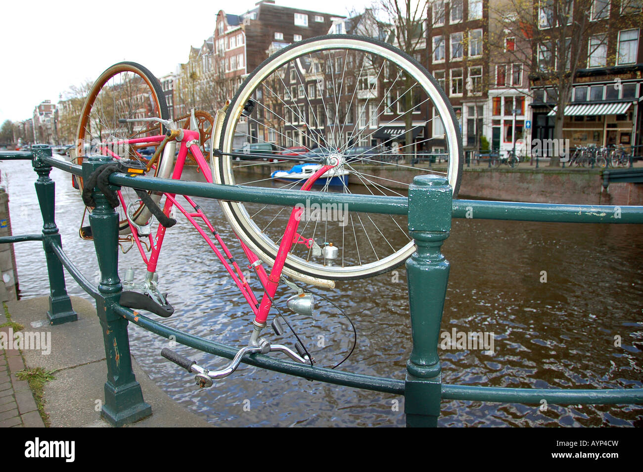 Pink bicycle amsterdam holland -Fotos und -Bildmaterial in hoher Auflösung  – Alamy
