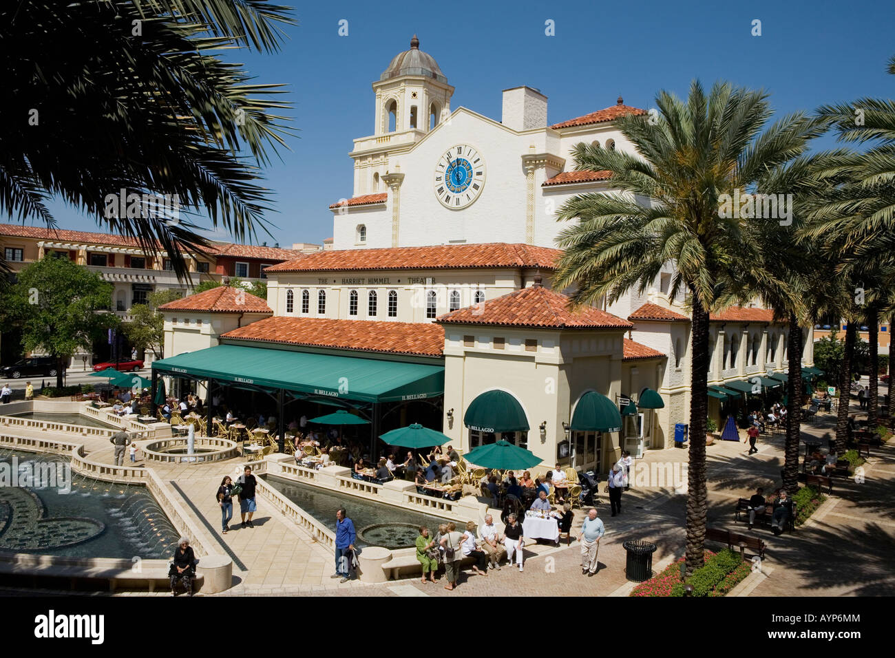 City Place und Harriet Himmell Theater West Palm Beach Florida Stockfoto