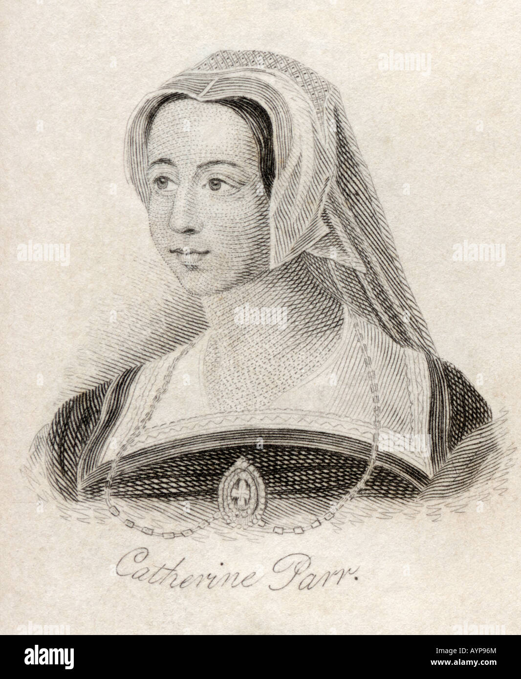 Catherine Parr 1512 1548.  Sechste Frau von Heinrich VIII. Stockfoto