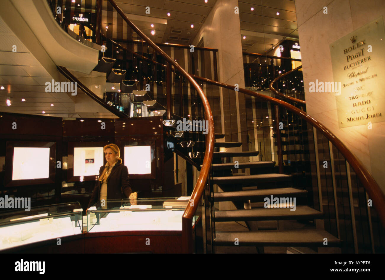 Schweiz-Genf Stockfoto