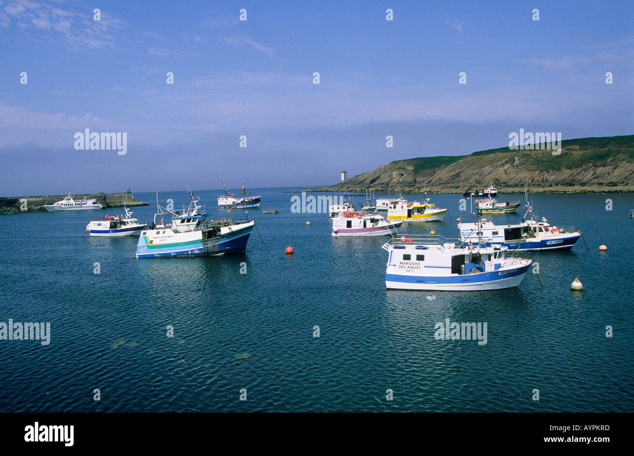 Fischerei Hafen von le Conquet Stockfoto