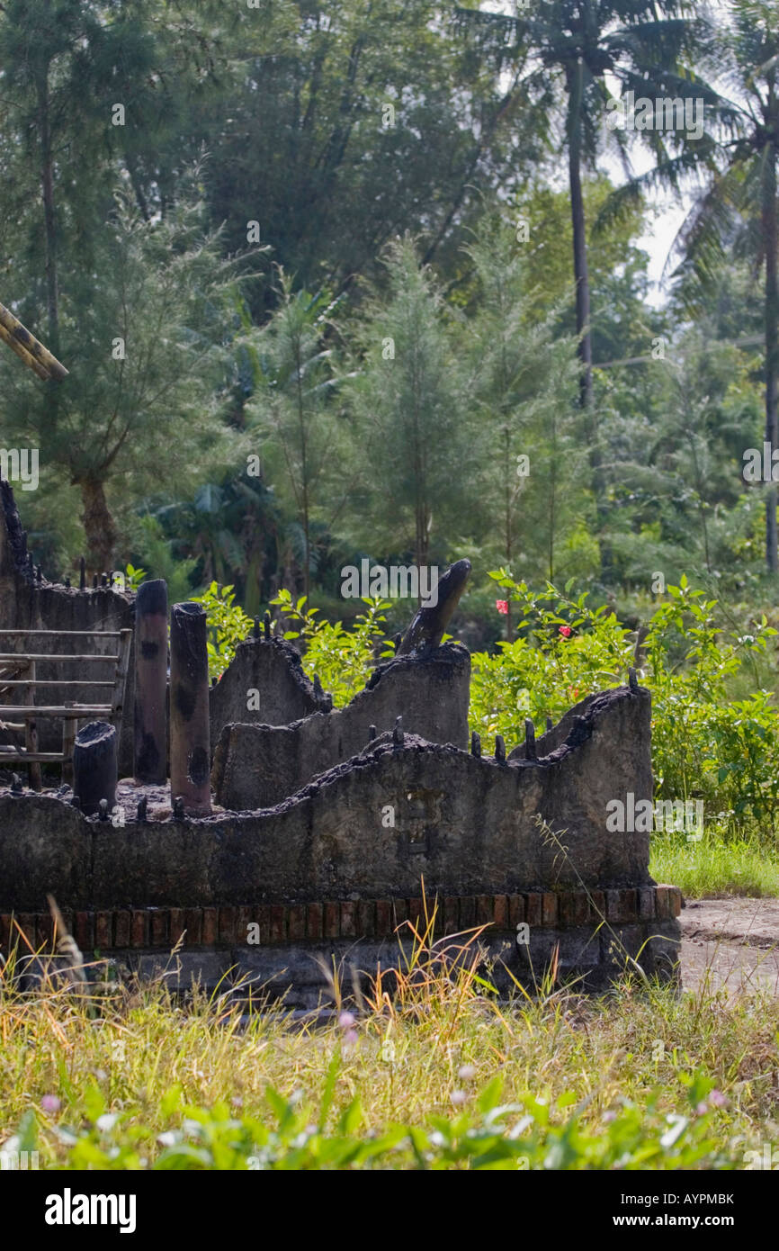 Massaker von My Lai Ruinen, 16 März. 1968-Massaker von Charlie Kompanie der US-Truppen töten rund 500 vietnamesische Zivilisten begangen Stockfoto