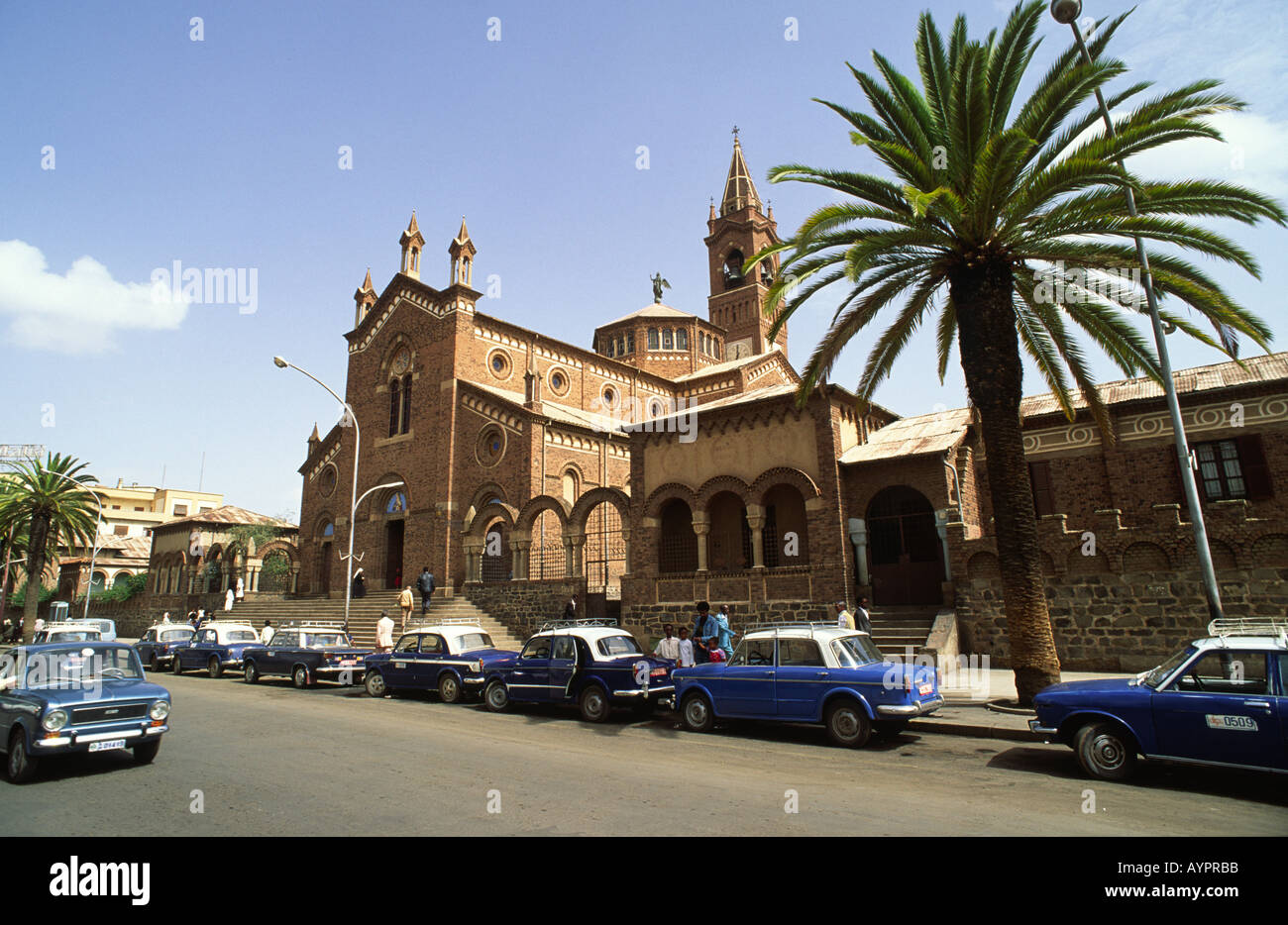 Kirche Unserer Lieben Frau vom Rosenkranz, Asmara Eritrea Stockfoto